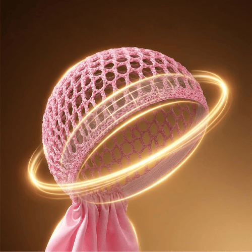 Bonnet de Nuit en Mesh Respirant pour Cheveux Lisses Sans Frisottis
