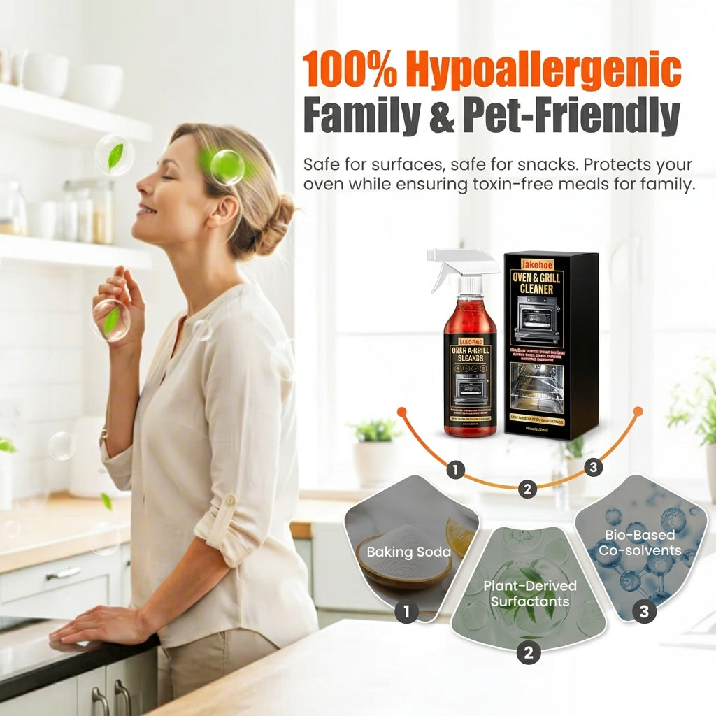 Nettoyant Dégraissant Puissant pour Four et Cuisine – Spray Action Rapide