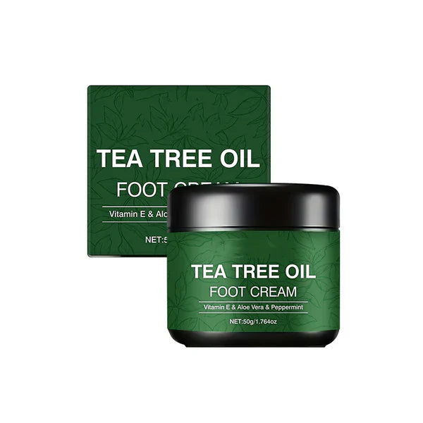 Crème Rafraîchissante pour les Pieds à la Menthe Poivrée et Aloe Vera