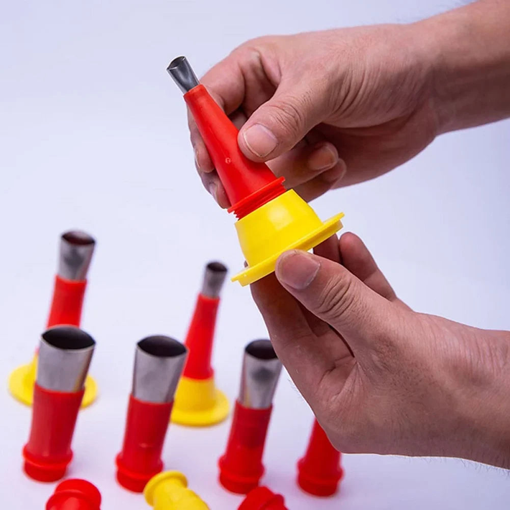 Kit d'embouts d'étanchéité universel pour joints silicone précis