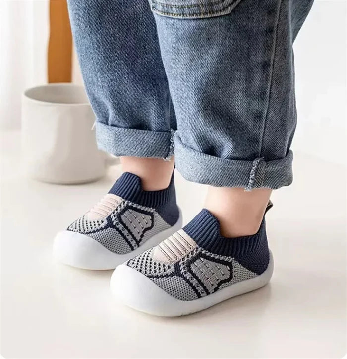Chaussons Bébé Antidérapants Premiers Pas en Coton Respirant