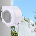 Corde à Linge Rétractable Murale – 30 Mètres, Gain de Place