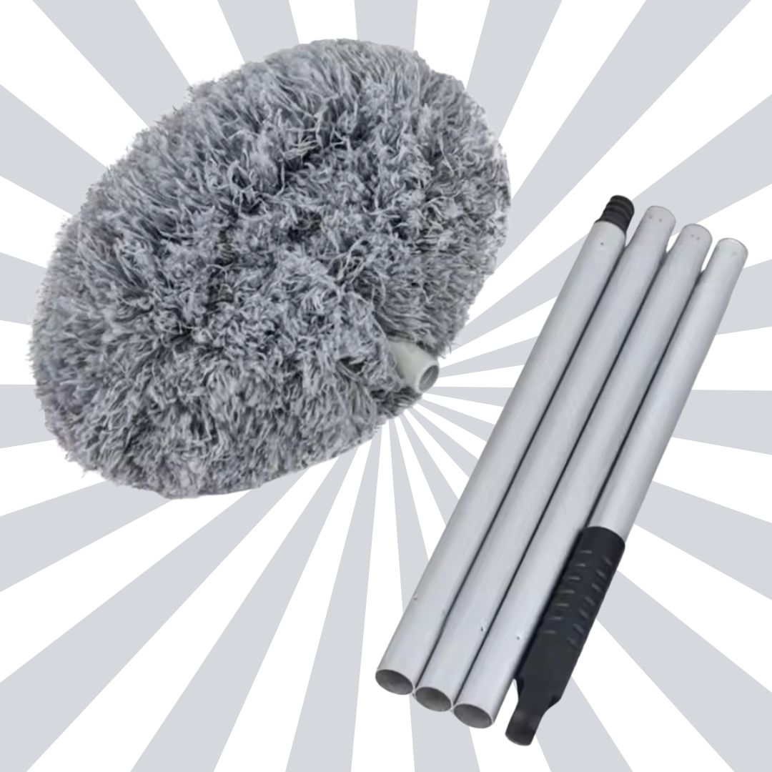 FlexiDust™ – Plumeau télescopique en microfibre pour un nettoyage en profondeur [50 % de réduction]