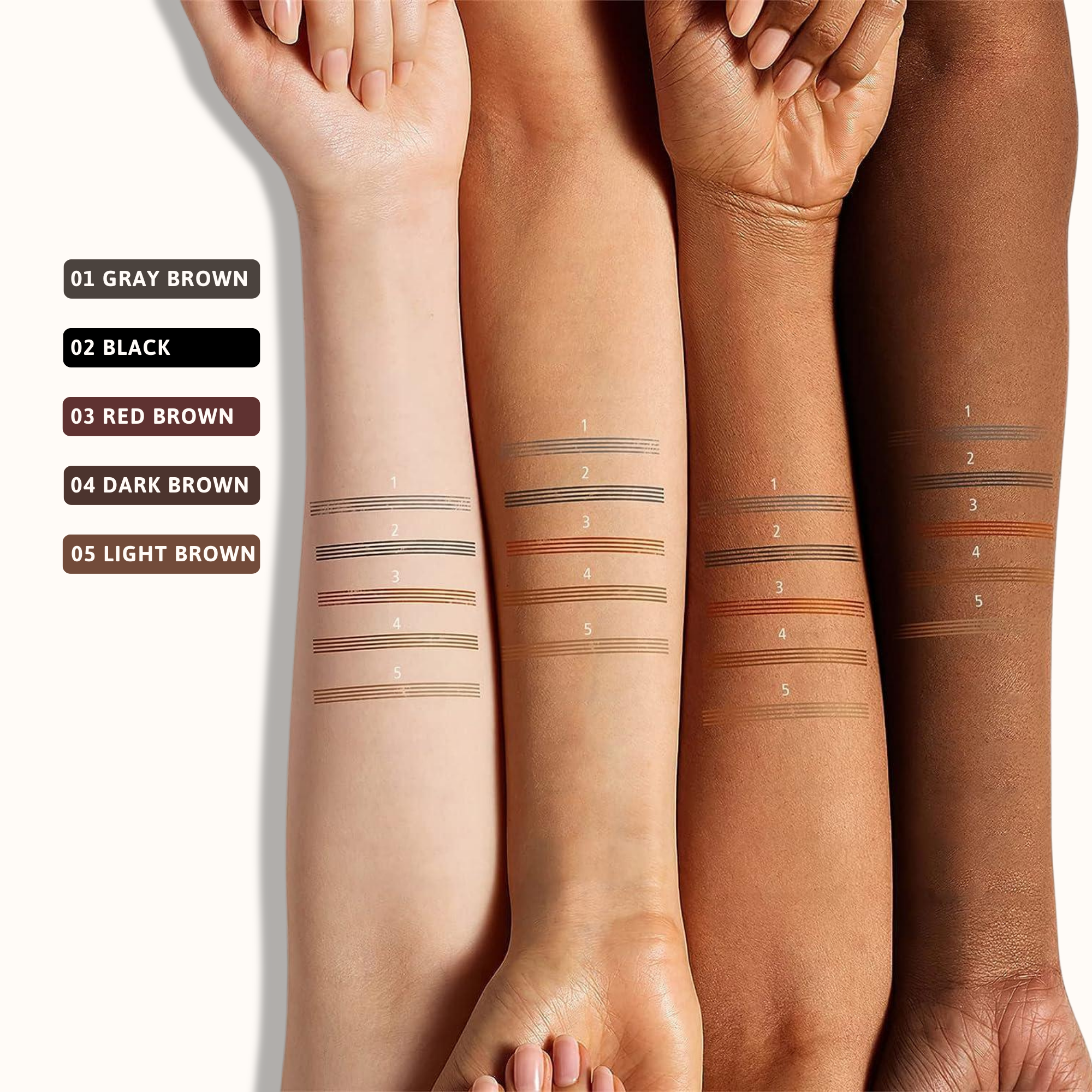 Crayon à Sourcils Microblading Waterproof – Pointe de Précision