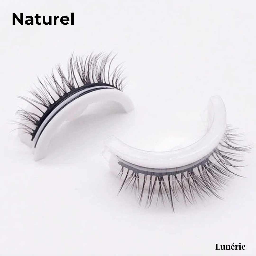 Faux-cils auto-adhésifs sans colle – Look naturel et élégant