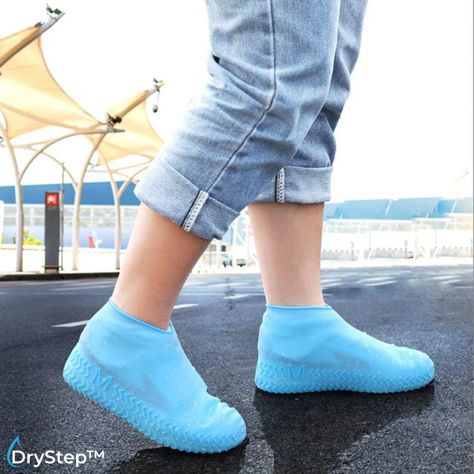 Couvre-chaussures imperméables en silicone antidérapants