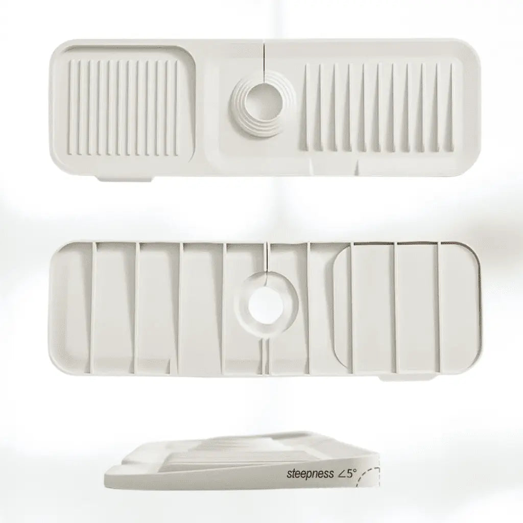 Tapis en Silicone Antidérapant Auto-Drainant pour Évier et Plan de Travail