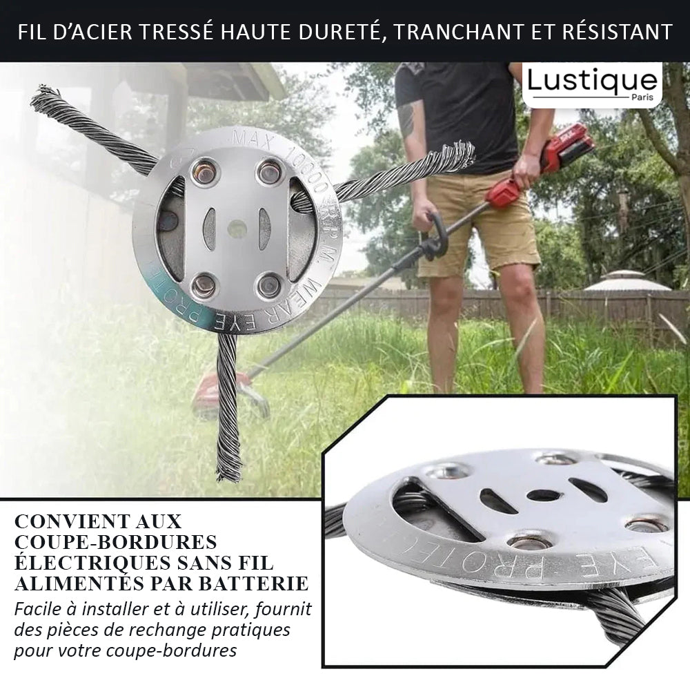 SteelTrim™ – Convient en toute sécurité aux surfaces en béton et en pierre [50 % de réduction]