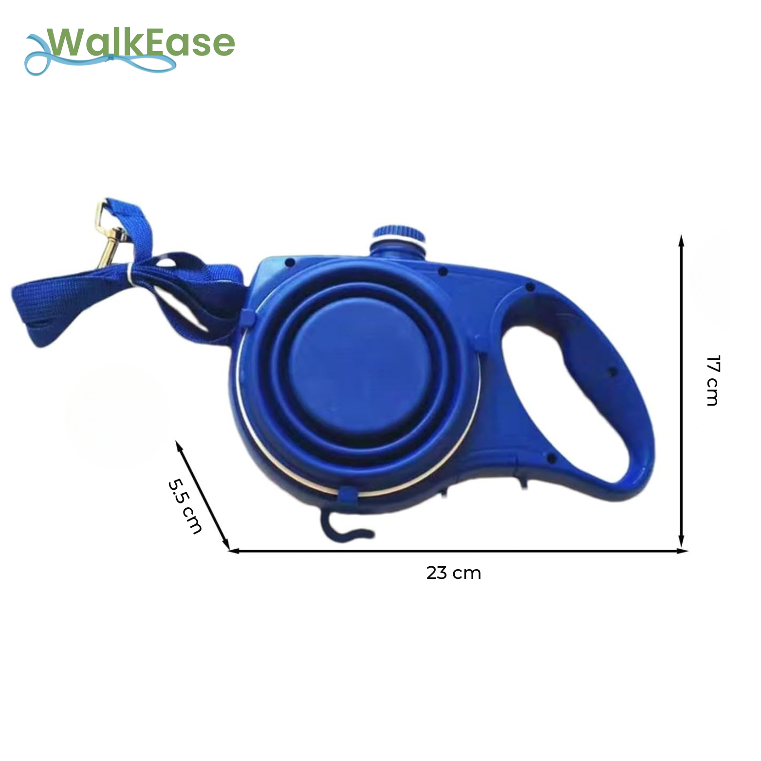 WalkEase™ – Laisse pour chien 5-en-1 pour un confort de promenade polyvalent [50 % de réduction]
