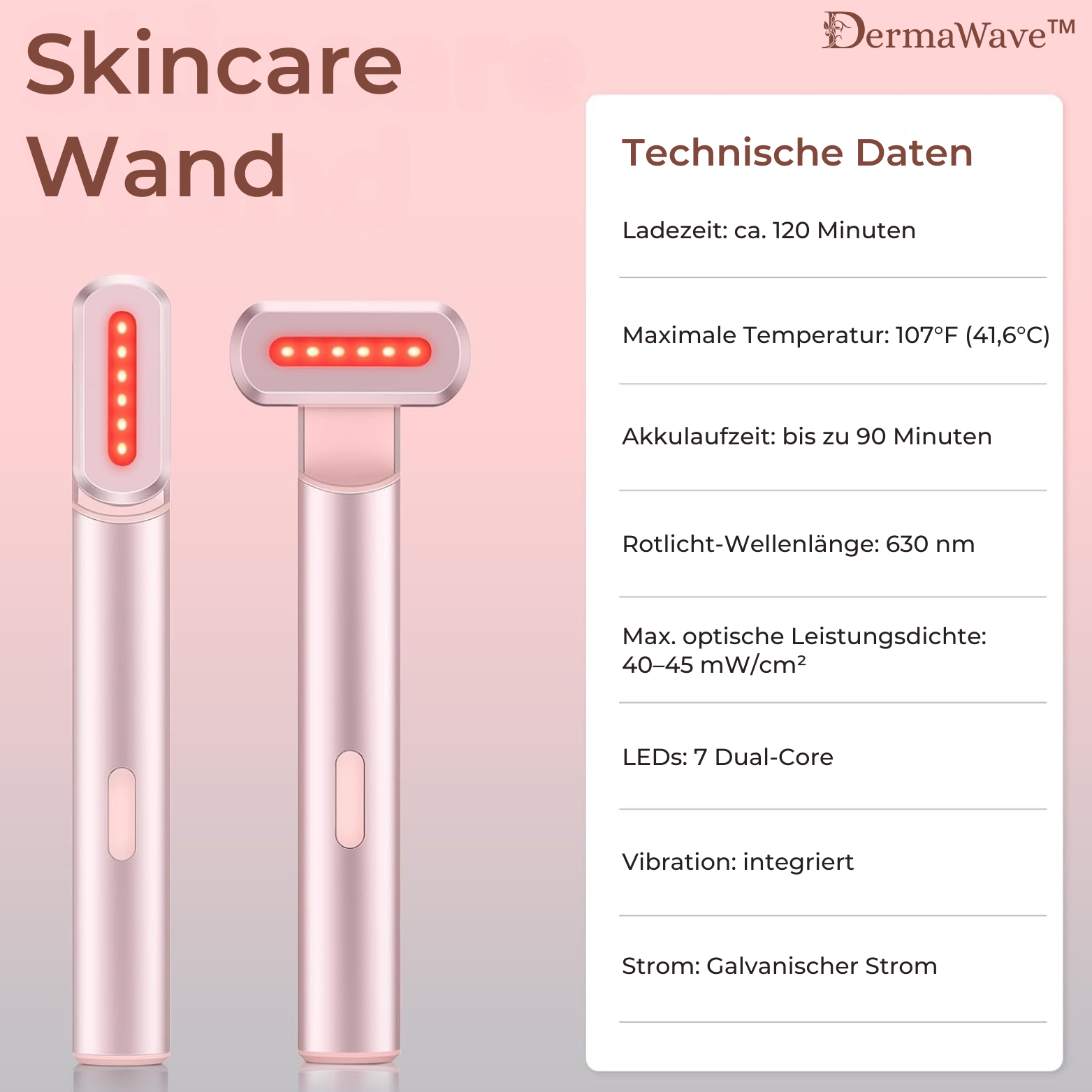 Appareil Soin Visage 4-en-1 Luminothérapie, Chaleur et Massage pour Visage et