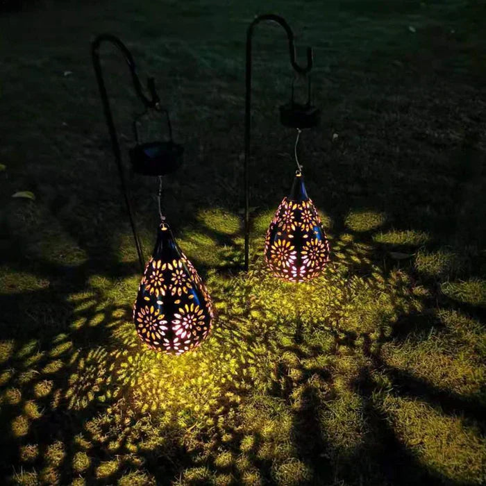 Lampes solaires de jardin en acier inoxydable – Éclairage extérieur automatique