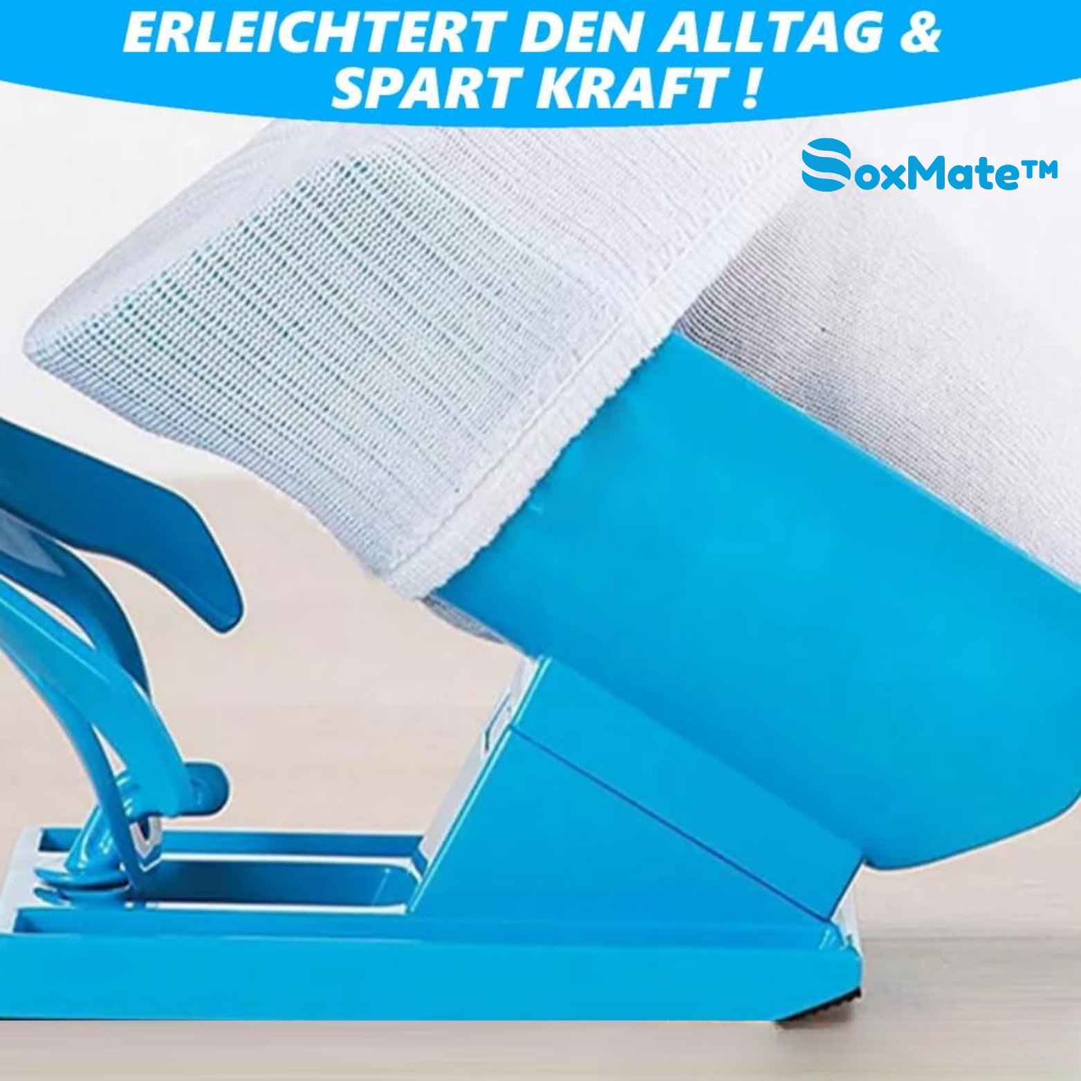 Enfile-chaussettes ergonomique avec chausse-pied intégré