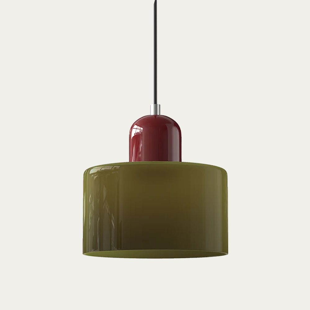 Petite suspension en verre – luminaire élégant pour intérieurs