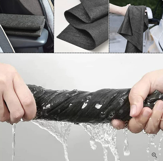 Chiffon Microfibre Sans Traces pour Vitres, Miroirs et Surfaces Délicates