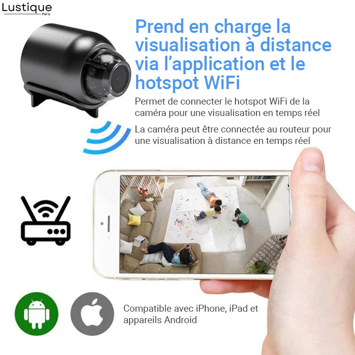 NanoVision™ – Mini caméra espion 4K HD 360° [50 % de réduction]