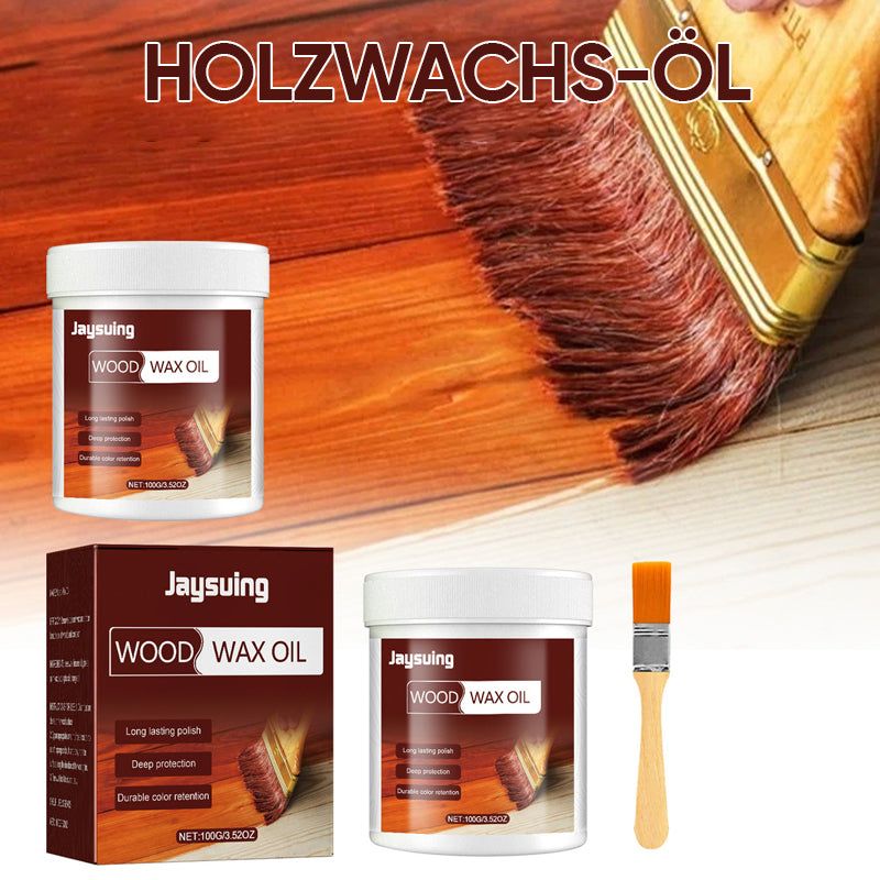 Huile cire de protection du bois pour terrasse, clôture & planches – Naturel &