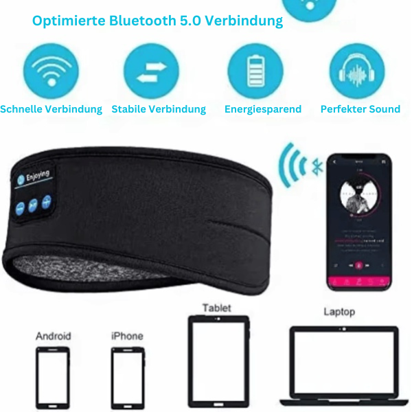 SleepTune™ – Masque de sommeil Bluetooth pour un repos détendu et réparateur [1 + 1 Gratuit]