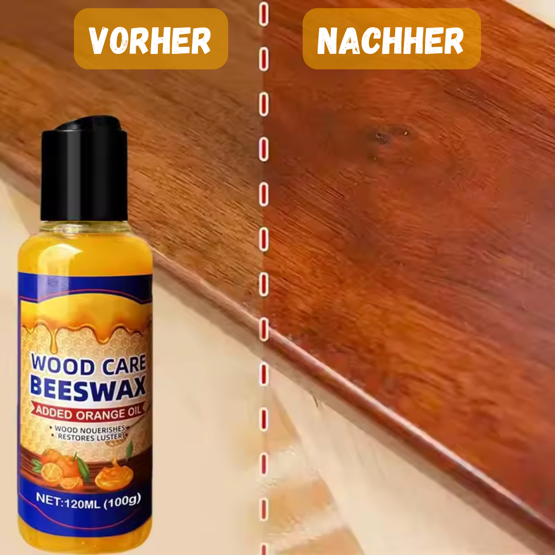 Cire d'Abeille et Huile d'Orange pour Entretien du Bois – 120 ml