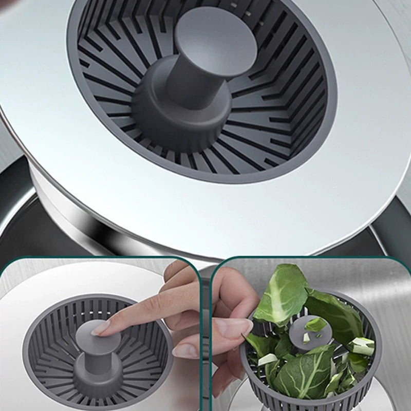 Filtre Évier Cuisine en Acier Inoxydable – Lot de 3 Anti-Bouchon