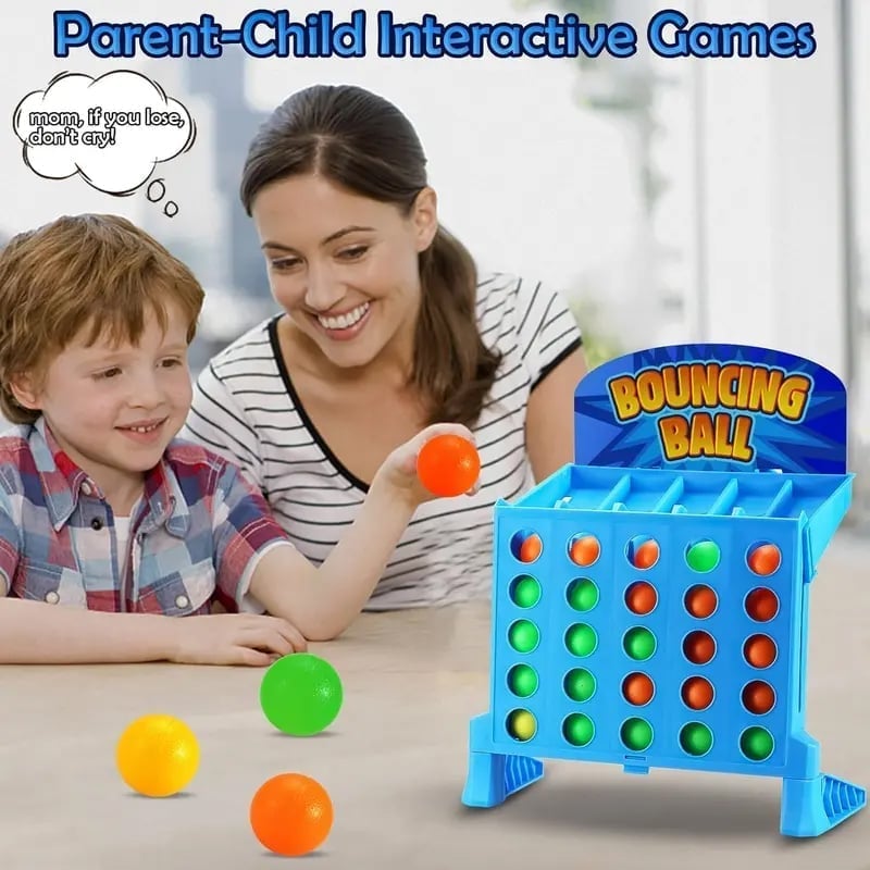 Jeu de Rebond Connect 4 – Réflexes et Concentration pour Toute la Famille