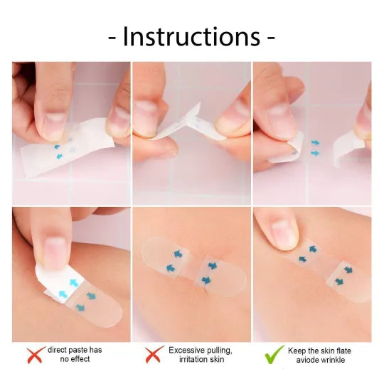 Bandes Lifting Visage Invisibles – Effet Raffermissant Instantané Forme V