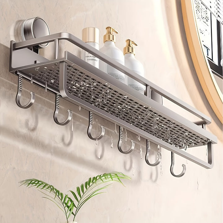 Étagère de douche et de salle de bain à ventouses – fixation murale sans perçage