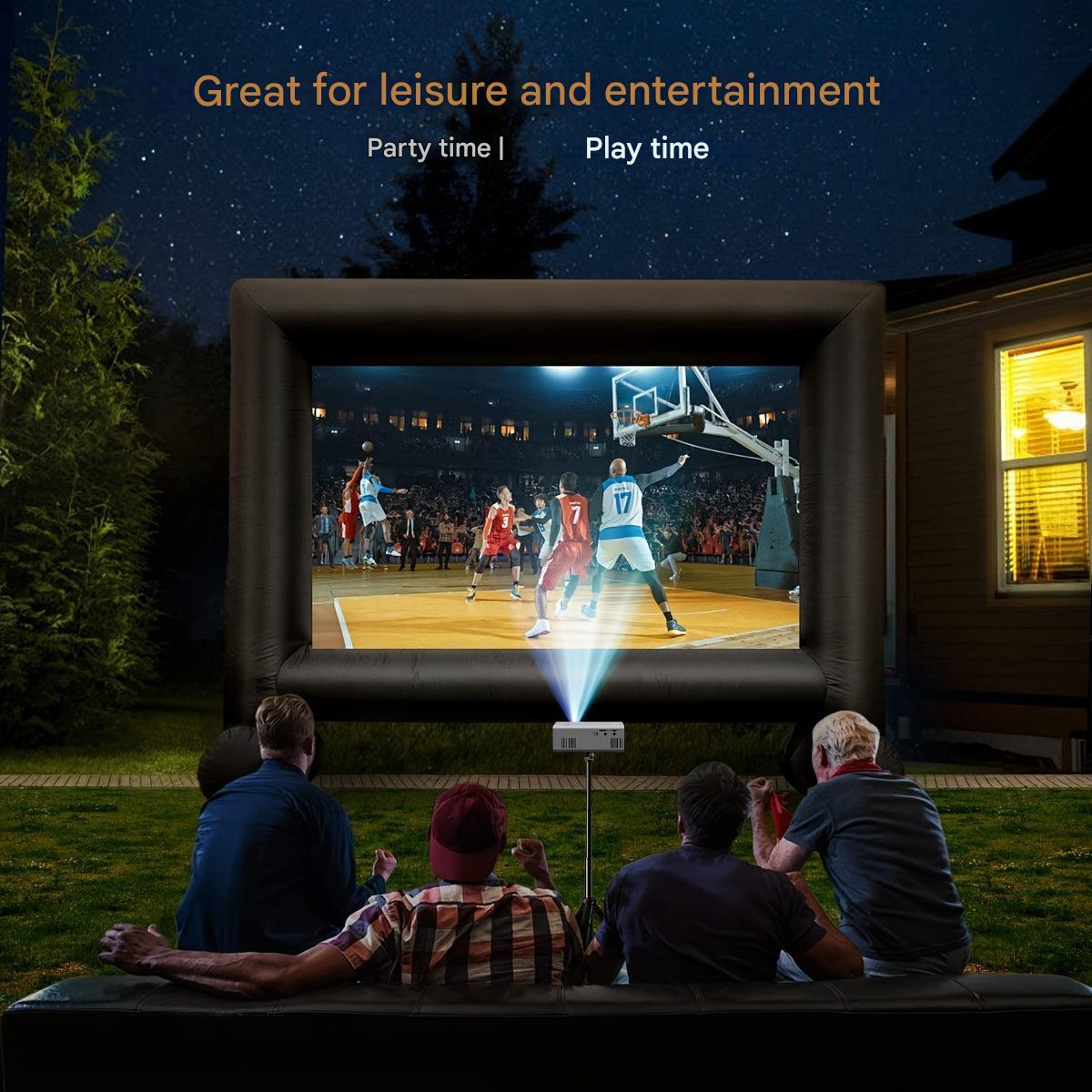 Mini projecteur portable 3000 lumens – Projecteur HDMI USB pour cinéma maison
