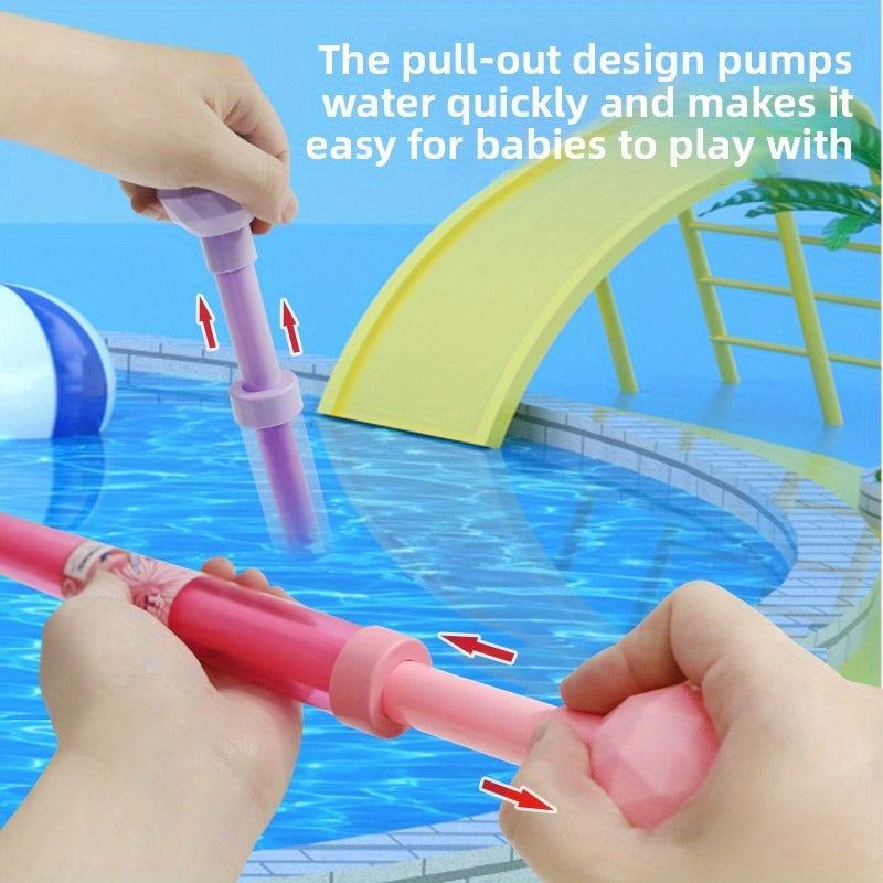 Pistolet à Eau Enfant avec Pompe – Jeu Aquatique Extérieur Été