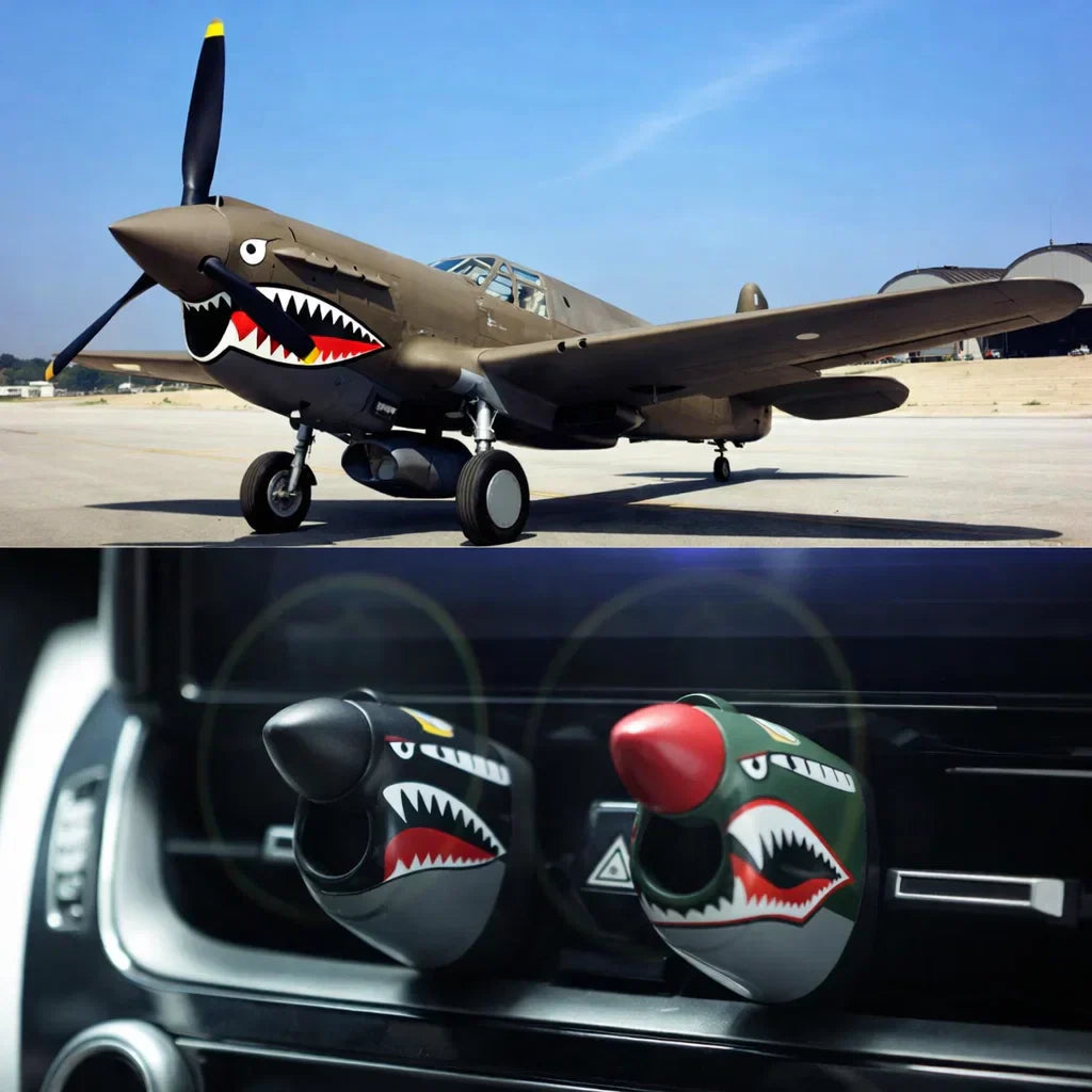 Ornement de Capot Avion avec Hélice Tournante pour Voiture