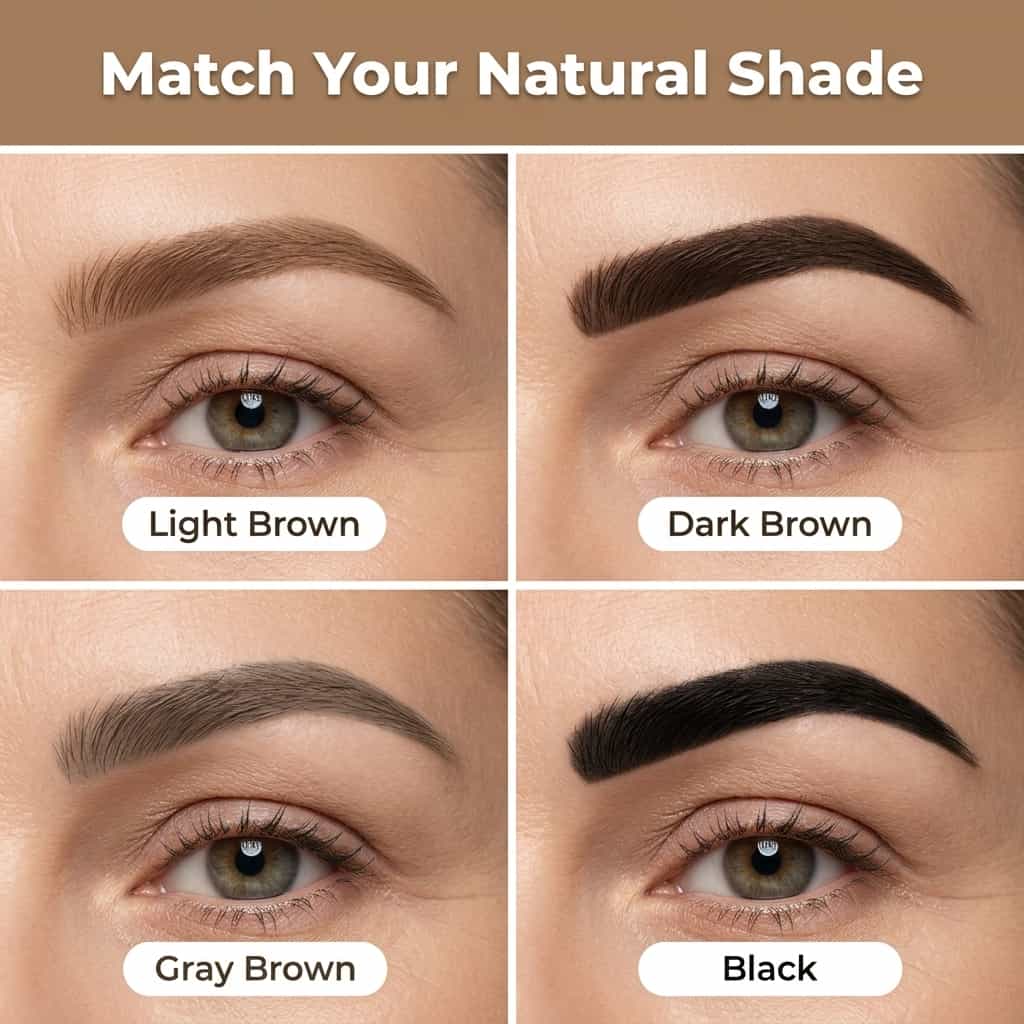 Crayon à Sourcils Microblading Waterproof – Pointe de Précision Effet Naturel