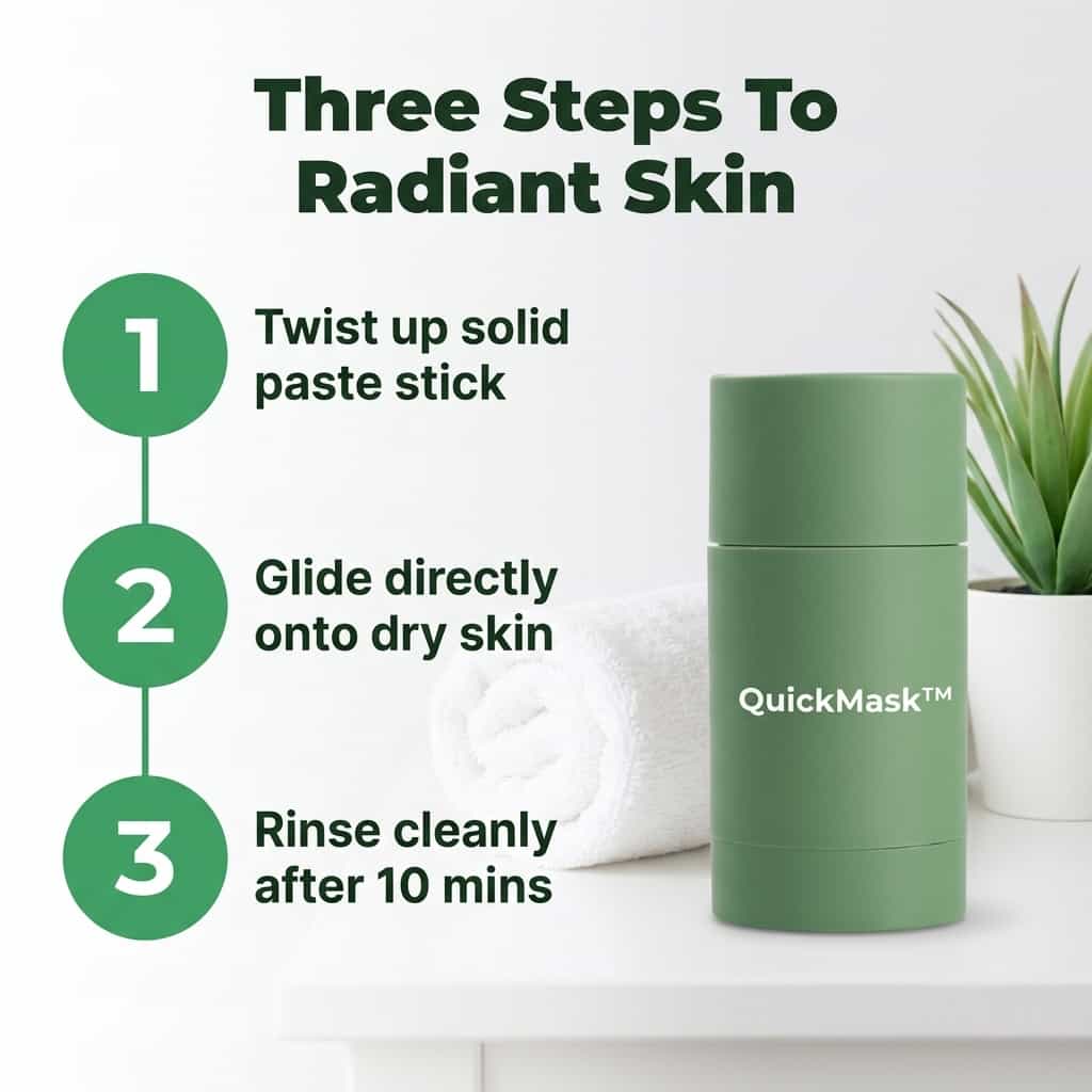 Masque Stick au Thé Vert – Nettoyant Pores Profonds Anti-Points Noirs