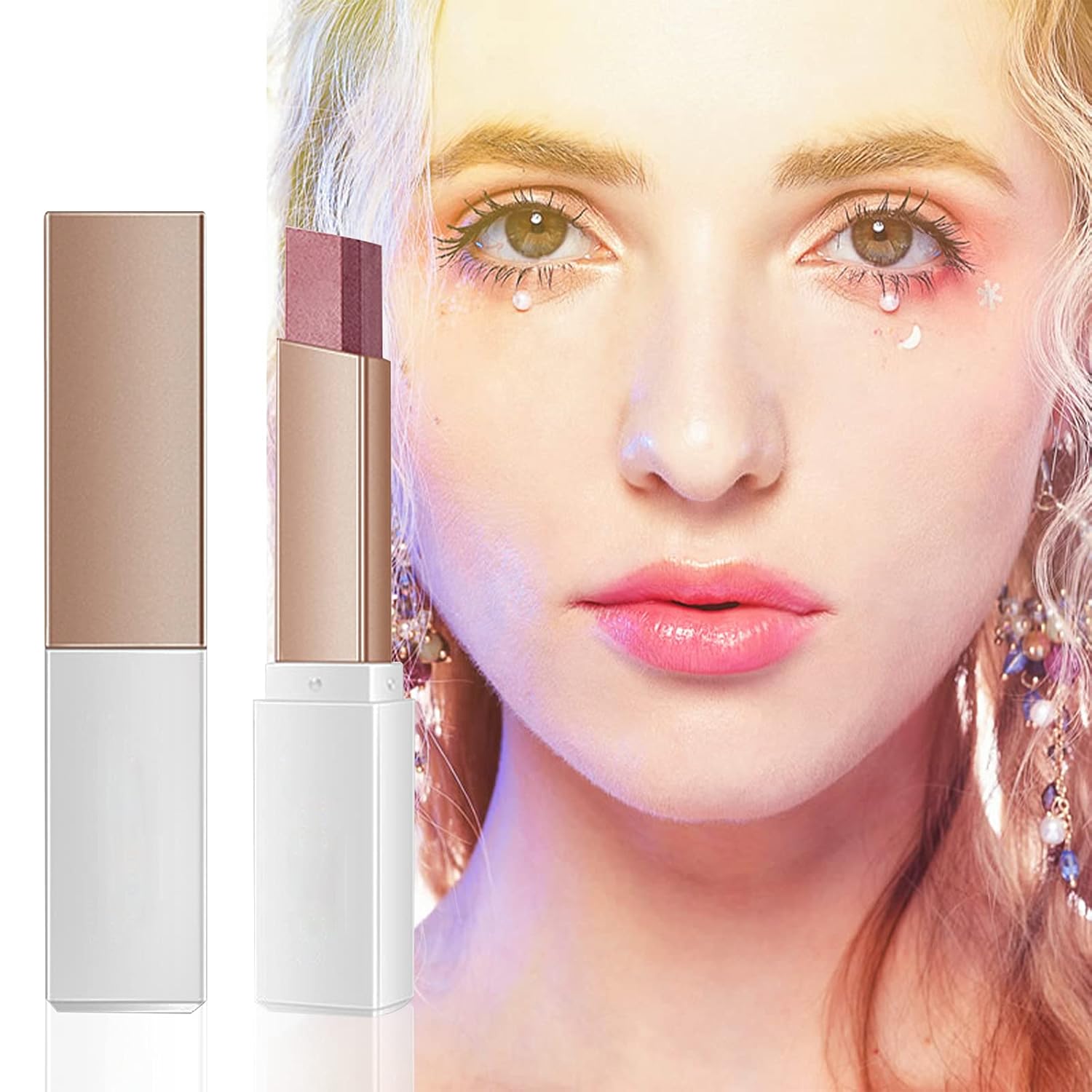 Crayon Fard à Paupières Pailleté Waterproof – Effet Dégradé Longue Durée
