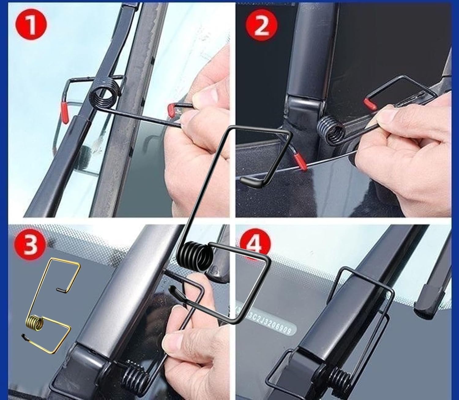 Wischerarm™ – Ressort amplificateur pour un essuyage sans traces [1 + 1 Gratuit]