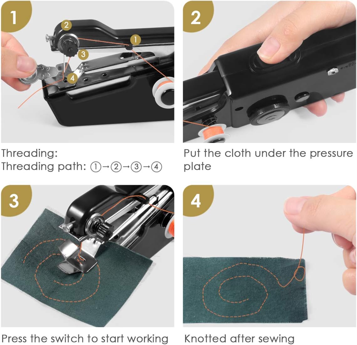 FabriSnap™ – Cet appareil compact coud facilement et presque invisiblement [50 % de réduction]