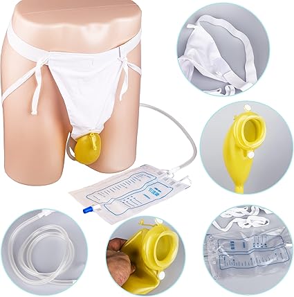 Poche Urinaire Réutilisable Étanche avec Récepteur en Silicone