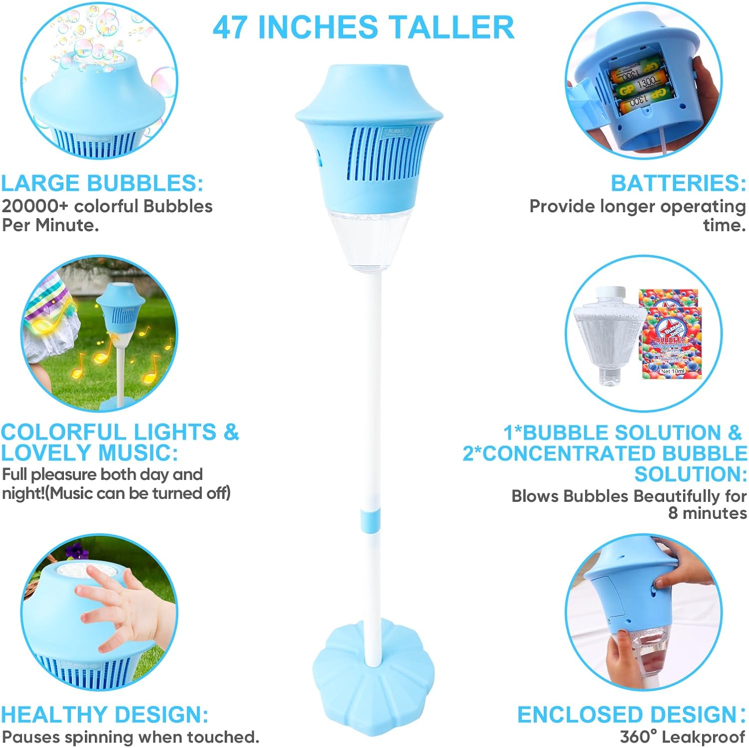 BubbleStorm™ – Machine à bulles portable pour le plaisir et la joie des enfants [50% de réduction]