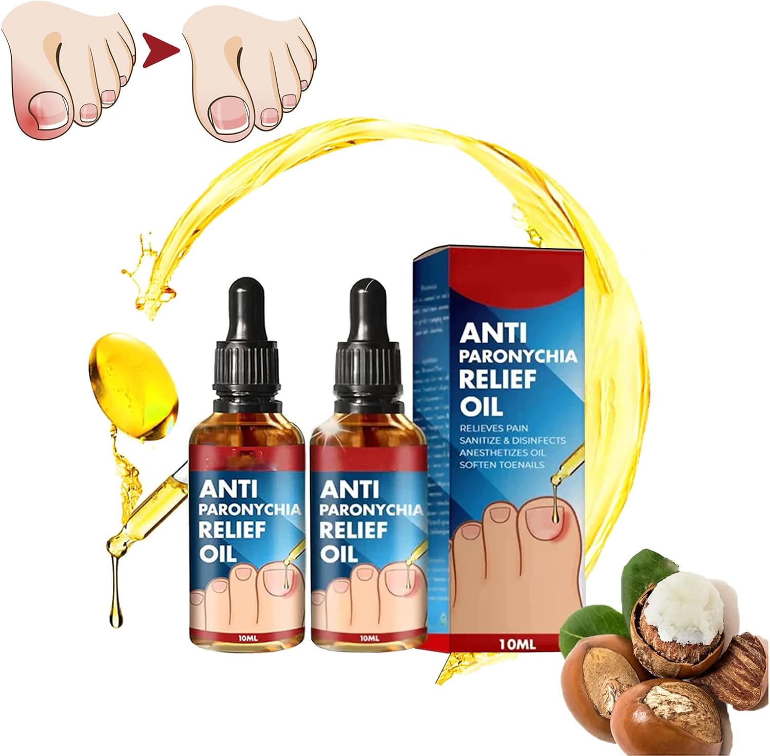 Sérum Intensif Nourrissant pour Ongles des Pieds et des Mains