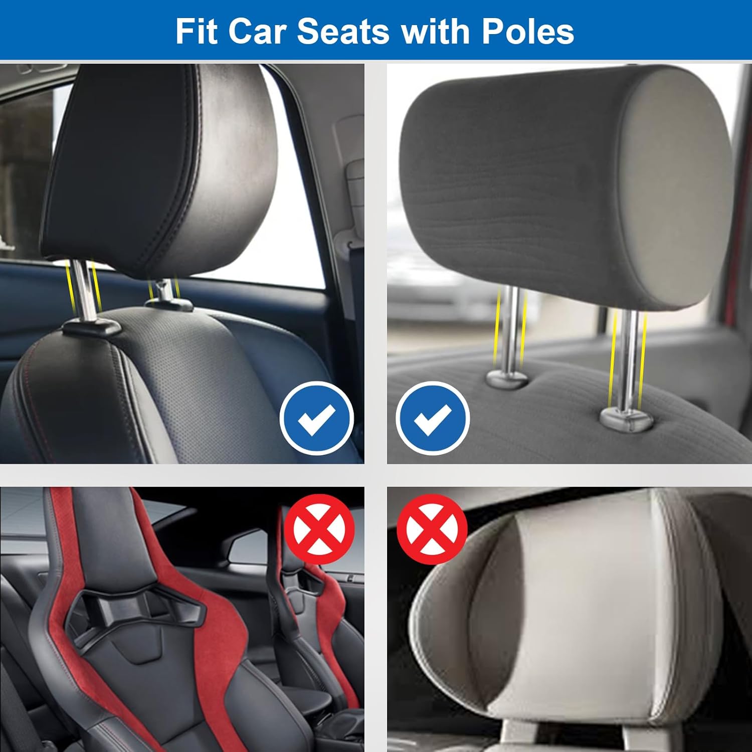 NapGuard™ – Appui-tête de voiture ergonomique pour un voyage détendu [50 % de réduction]
