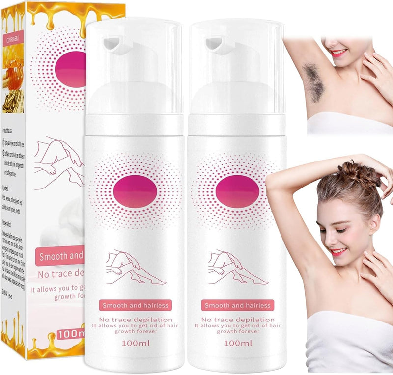 Mousse Épilation Spray à la Cire d'Abeille – Peau Lisse Sans Douleur