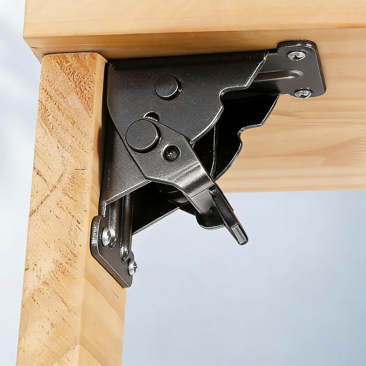 Équerre de table pliante en acier autoloqueuse jusqu'à 225 kg – Lot de 2