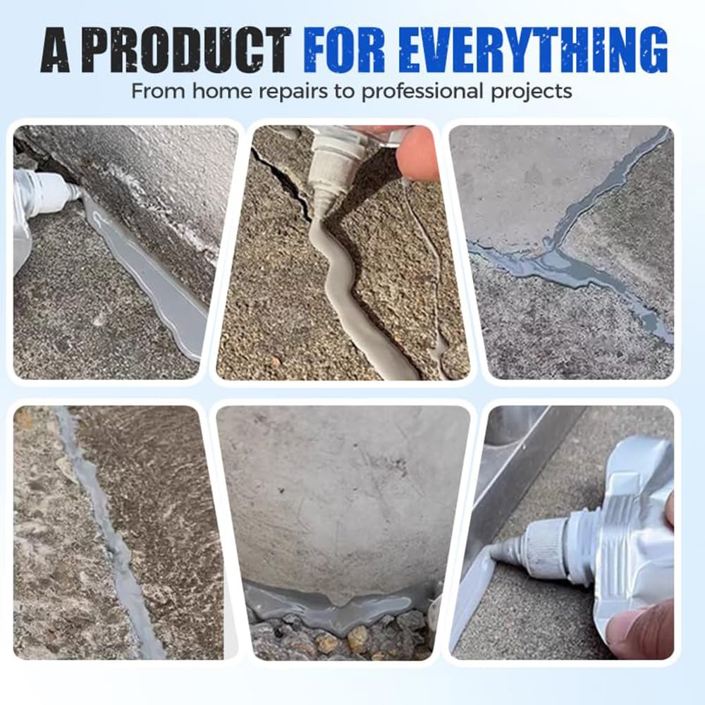 Mastic d'étanchéité élastique pour fissures béton, ciment et maçonnerie