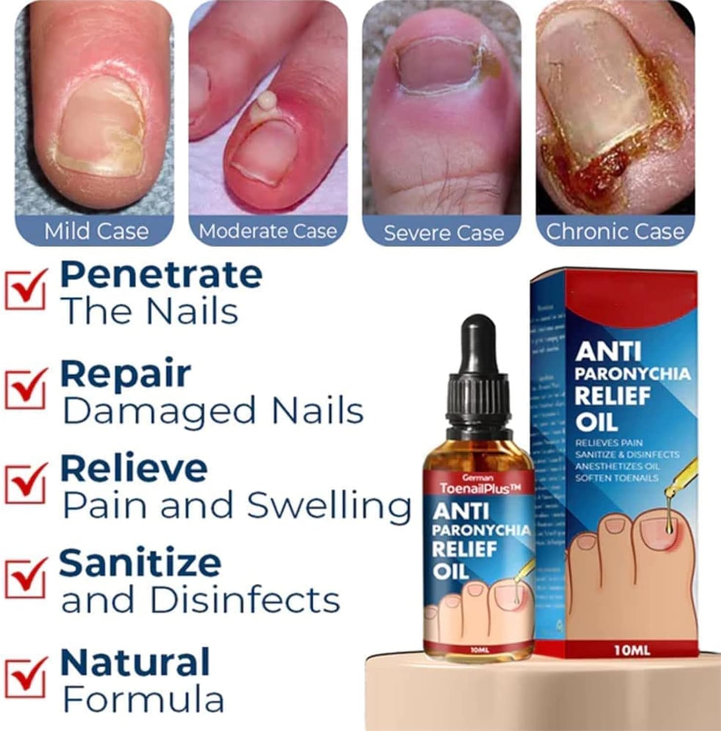 Sérum Intensif Nourrissant pour Ongles des Pieds et des Mains