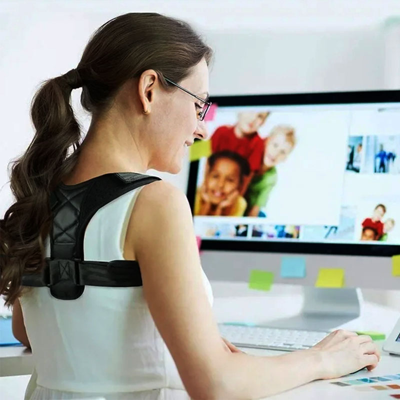 Correcteur de Posture Réglable – Soutien Dorsal Ergonomique Respirant