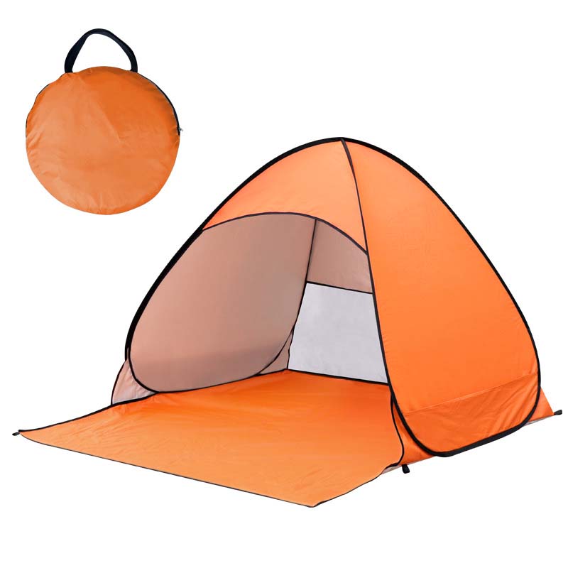Tente de plage pop-up anti-UV avec ventilation mesh pour famille