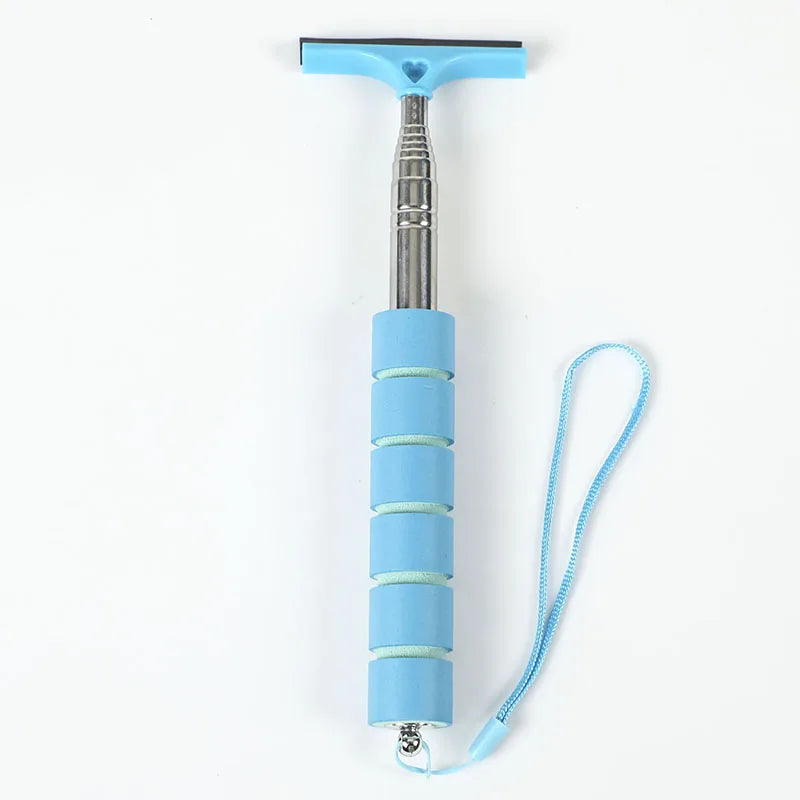 Essuie-glace télescopique 2-en-1 pour rétroviseur et vitres de voiture