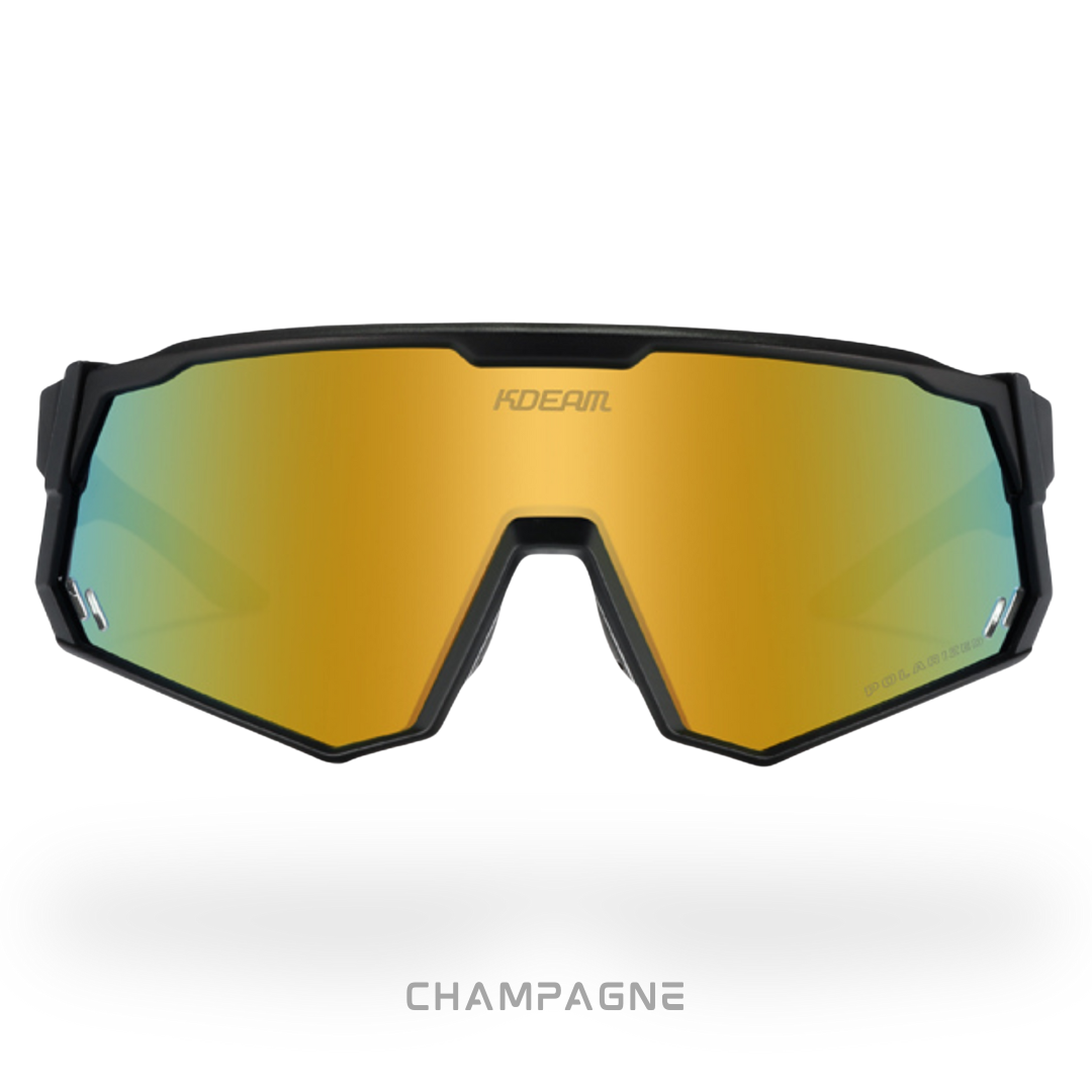 Lunettes de sport antidérapantes ultraléges avec cadre interchangeable