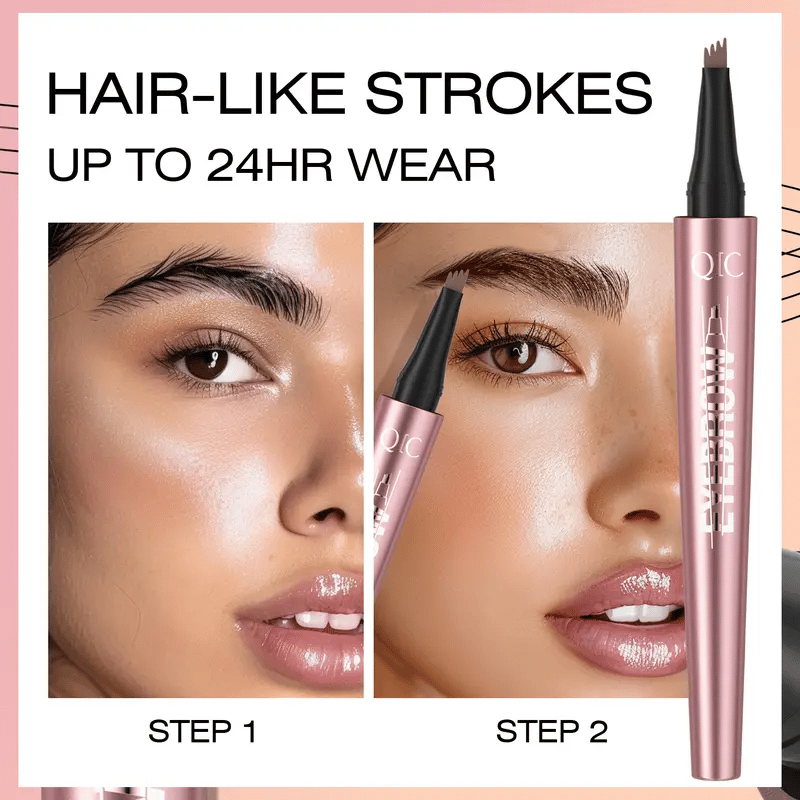 Crayon à Sourcils Micro-Fourche 4 Pointes – Waterproof 24h