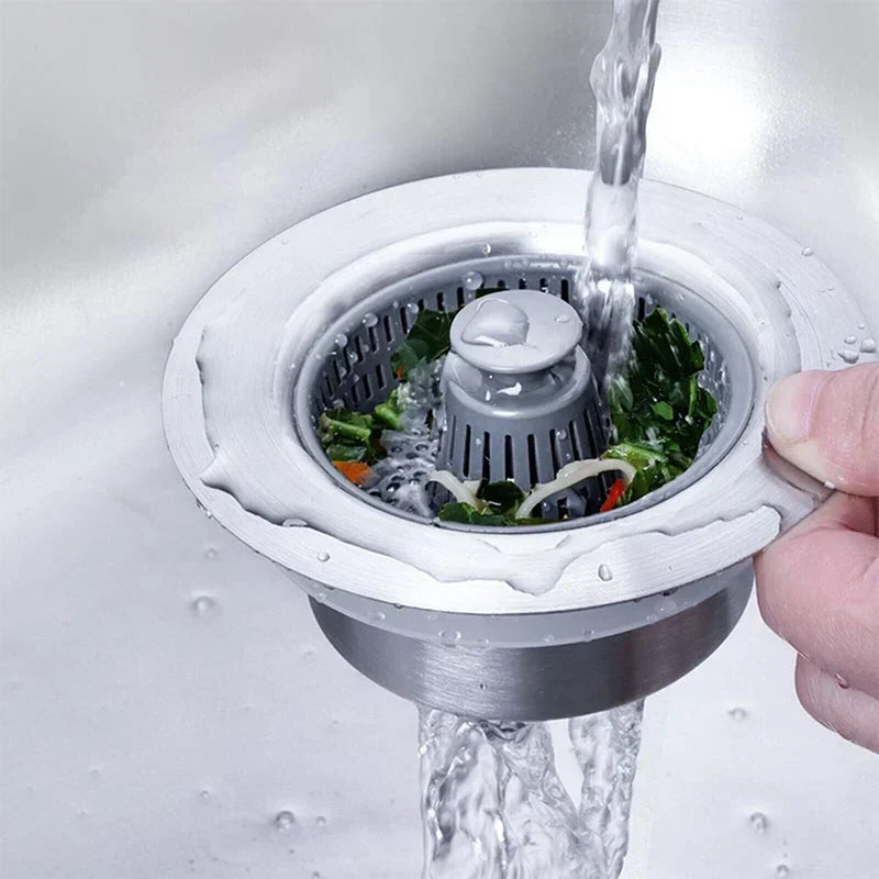 SinkStrain™ – Acier Inoxydable & ABS pour Anti-Obstruction & Protection contre les Odeurs [50 % de Réduction]