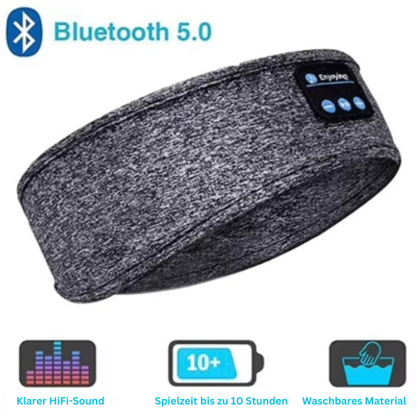 SleepTune™ – Masque de sommeil Bluetooth pour un repos détendu et réparateur [1 + 1 Gratuit]