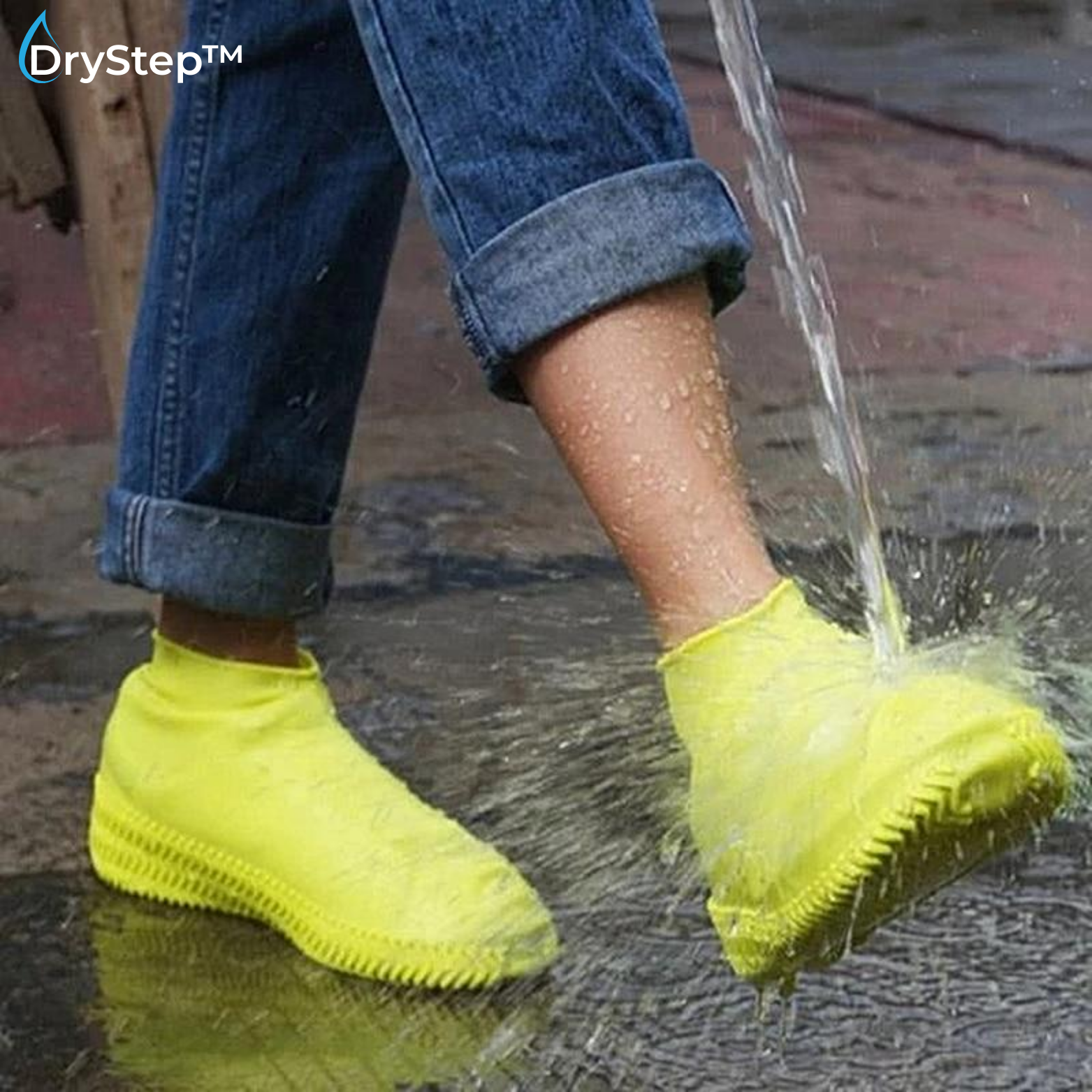 Couvre-chaussures imperméables en silicone antidérapants